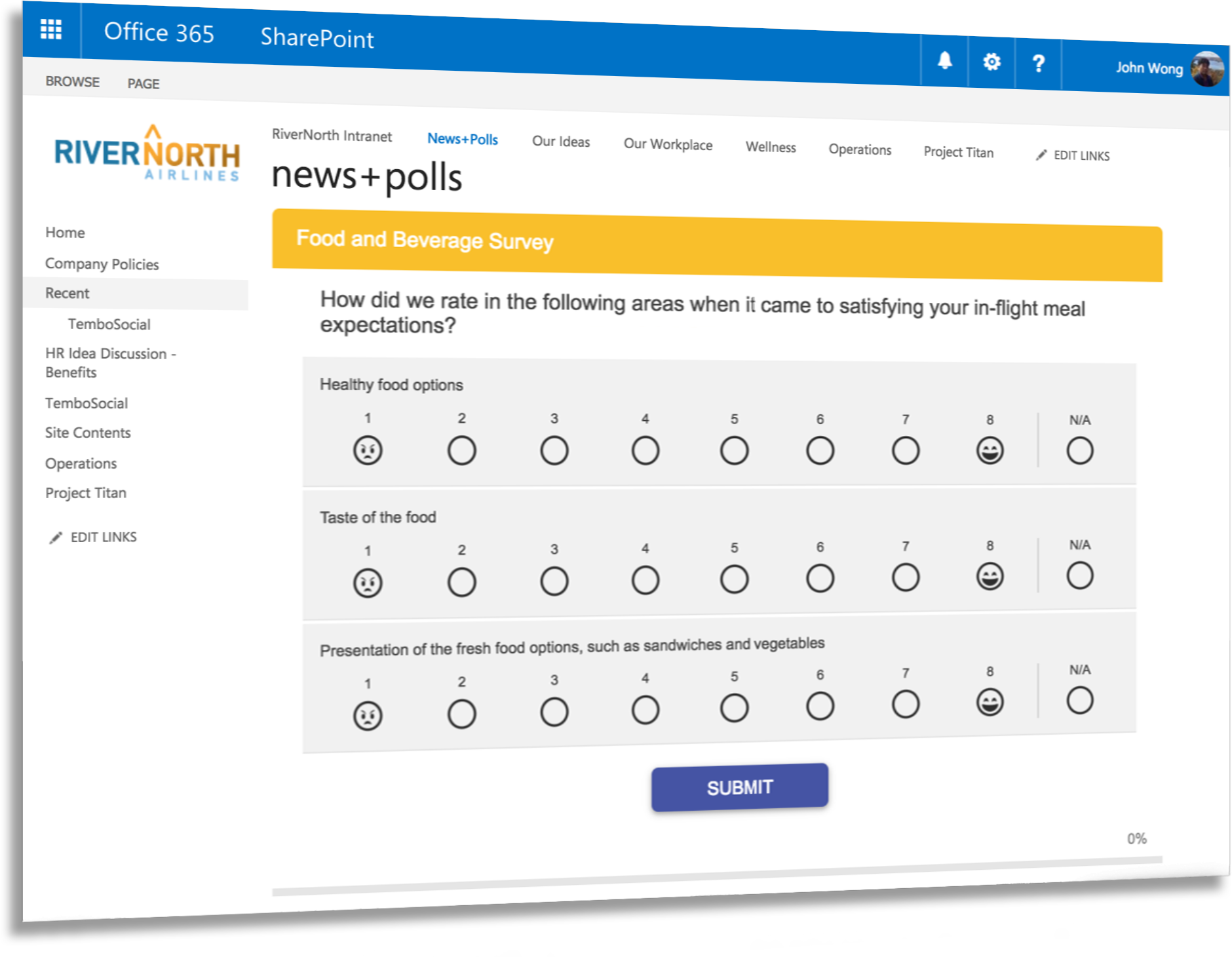 TemboSocial Surveys, Forms and Polls for SharePoint and Office 365