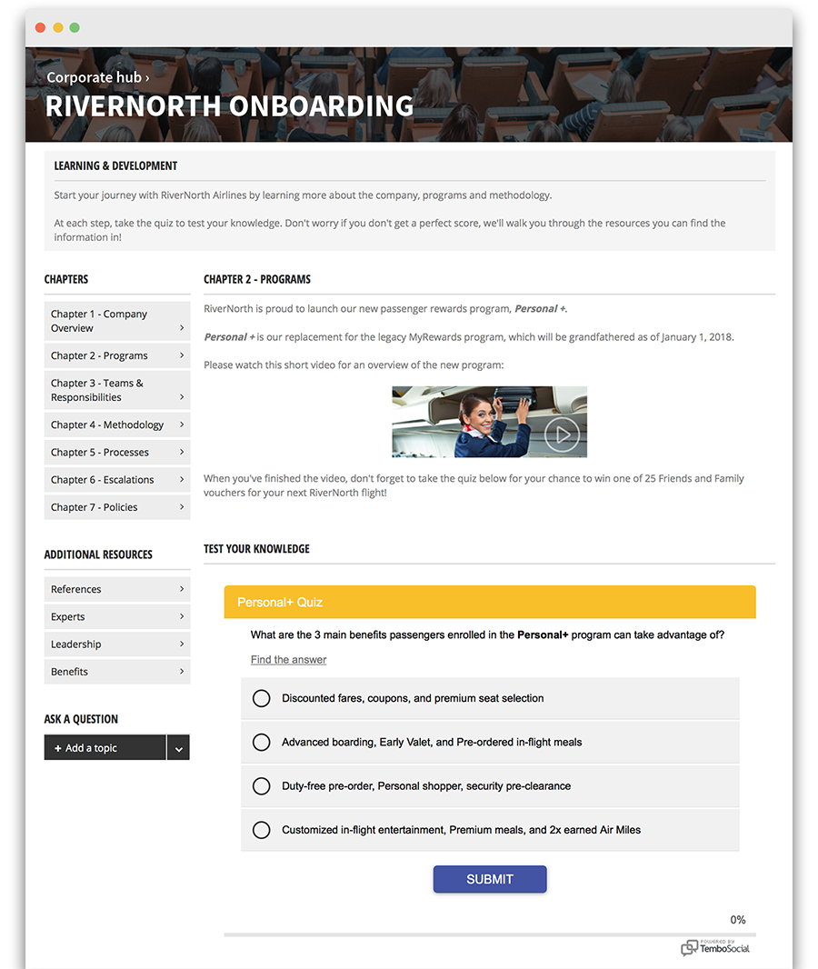 TemboSocial Surveys, Forms and Polls for Igloo